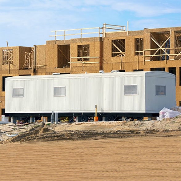 construction & jobsite shower trailers can include amenities such as private shower stalls, changing areas, and restroom facilities